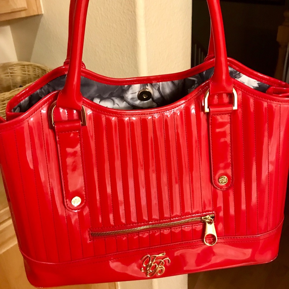 Ted Baker Red Patent Leather Purse